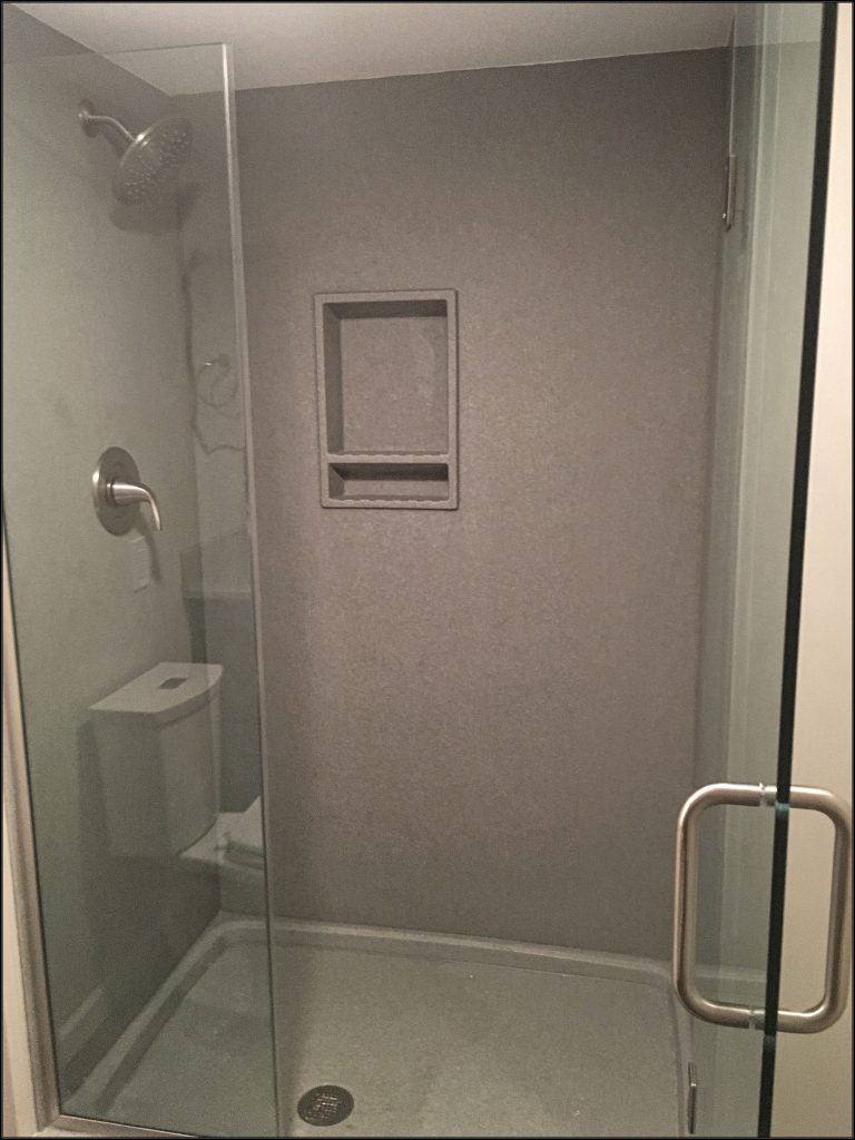 Onyx Collection Shower Installation VanVleet Construction
